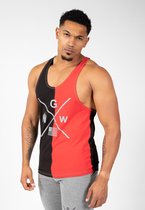 Gorilla Wear Sterling Tank Top - Zwart/Rood - XL