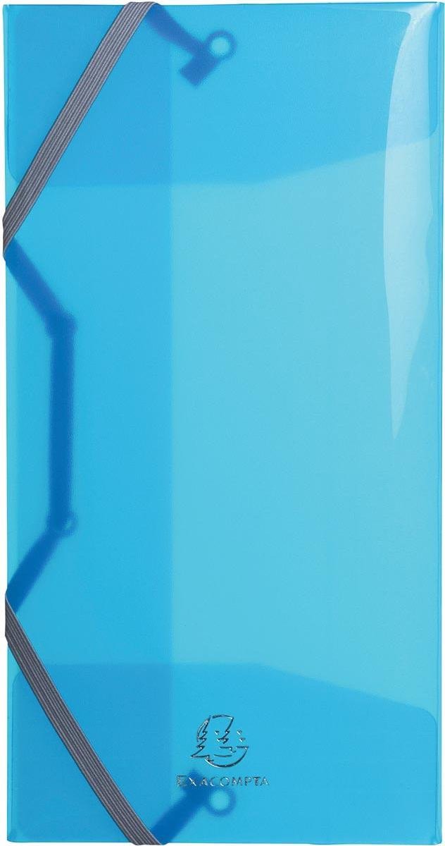 Exacompta IDERAMA® PP Elastomap met 3 kleppen - envelop formaat 23.5x12cm - Geassorteerd - 55770E