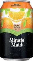 Frisdrank Minute Maid Orange blikje 0.33l - 24 stuks