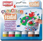 Graine Créative textielstick PlayColor One, kartonnen etui van 6 kleuren