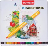 Bruynzeel Super Point viltstiften set 15
