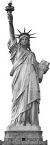ESTAhome fotobehang statue of liberty grijs - 157701 - 93 x 279 cm