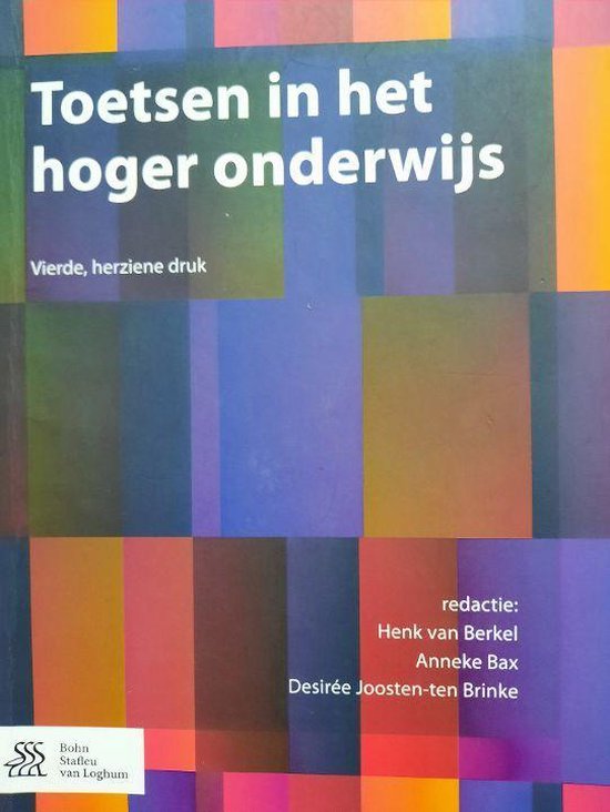 Boek cover Toetsen in het hoger onderwijs van Henk van Berkel (Paperback)