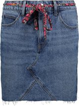 Jacqueline de Yong Rok Jdybonnie Life Mix Belt Skirt Mb Dn 15229659 Medium Blue Den/woven Belt Dames Maat - W40
