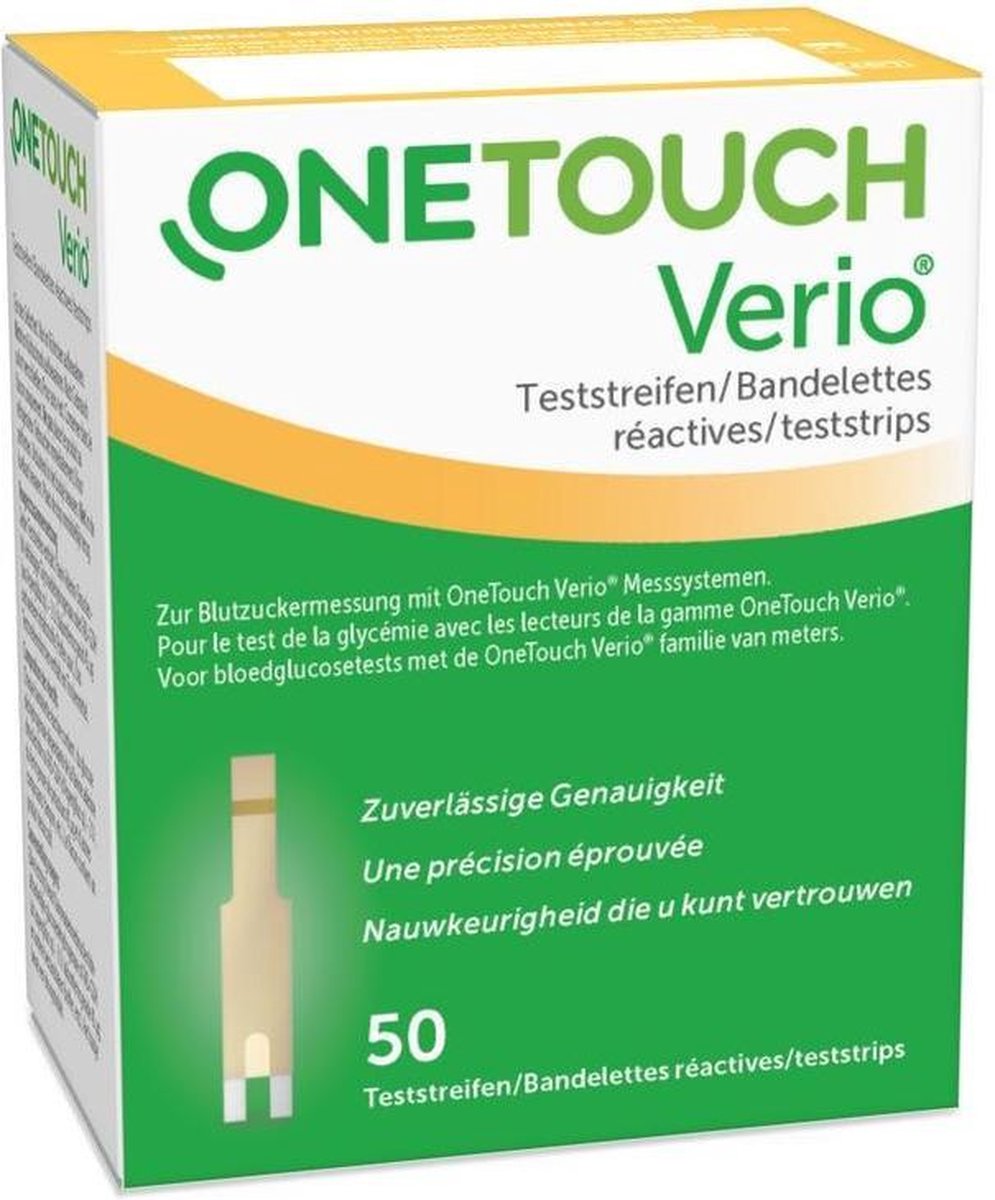 Goedkoopste OneTouch Verio Teststrips (50