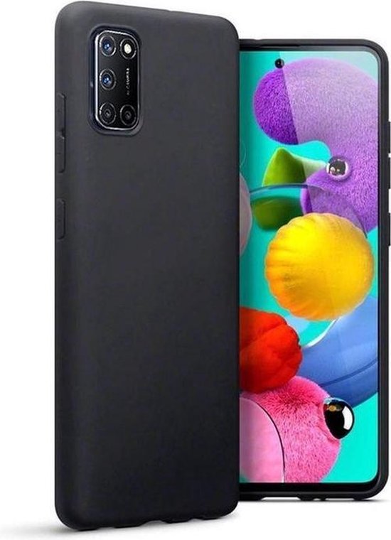 Coque arrière en Siliconen - Convient pour Samsung Galaxy Note20 Ultra - Coque en TPU noir