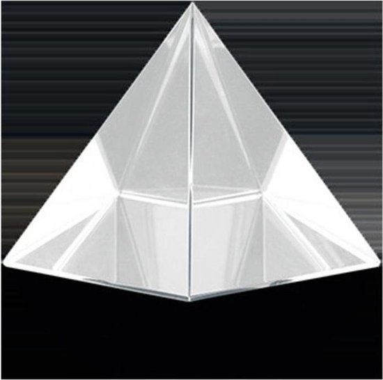 Feng shui kristallen piramide 4 cm - transparant