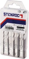 GRANITEC percusie beton/graniet boor SET 4+5+6+8+10 mm