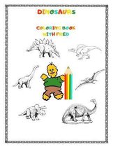 Coloring Book with Fred: Dinosaurs