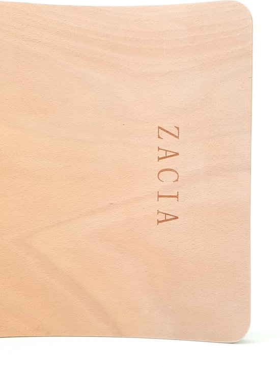ZaciaToys Balance Board Luipaard multi - Vilt - Kinder Balansbord - Houten balanstrainer Kinderbord - Balanceboard - Jong en Oud - Tijdloos - Duurzaam - Yoga - Fullbody –Workout - Evenwicht van ZaciaToys — afbeelding 5