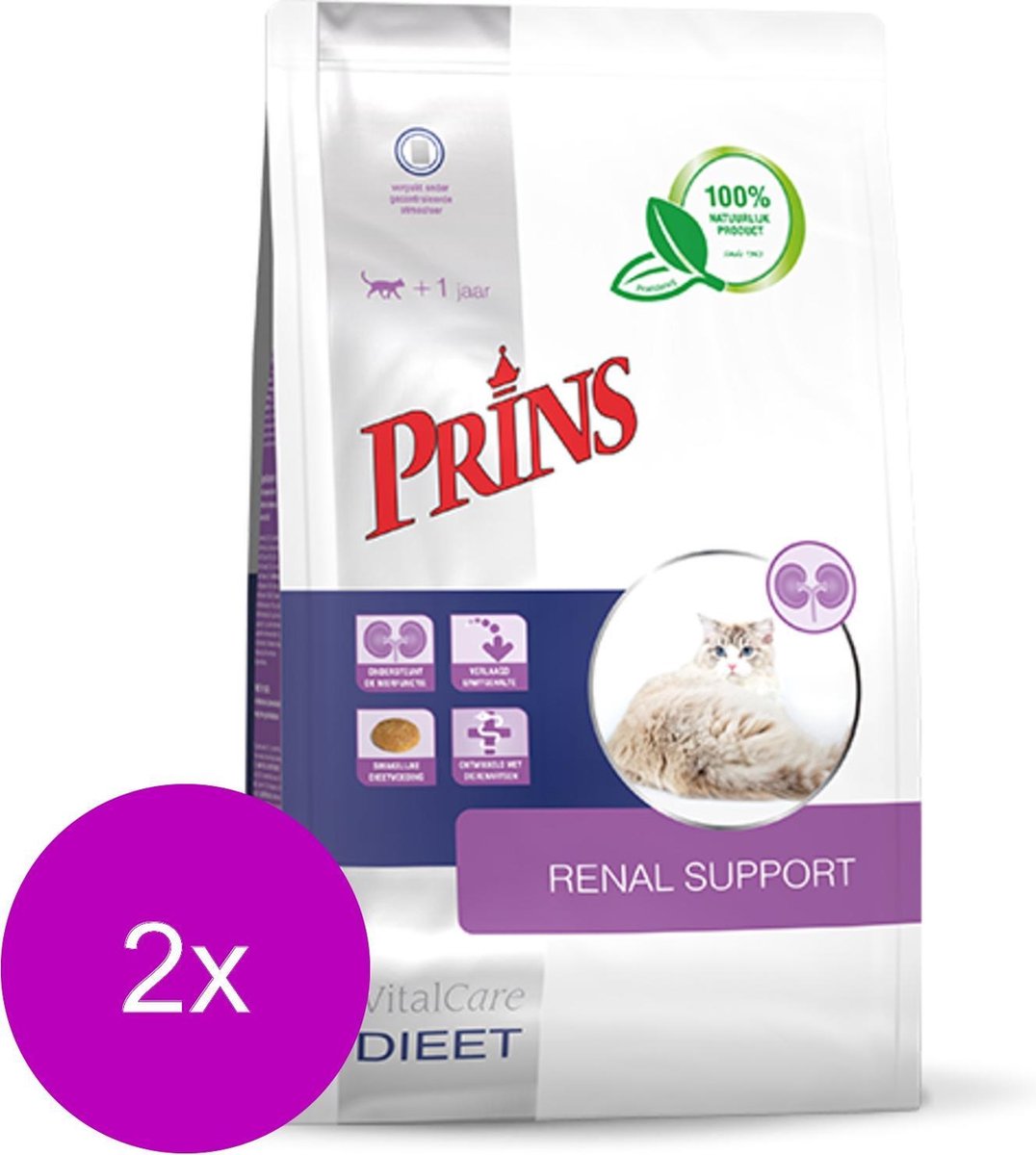 Prins Vitalcare Diet Renal Support - Cat food - 2 x 1.5 kg
