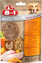 8in1 Freeze Dried Eend&Wortel - Hondensnacks - 50 g