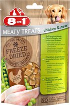 8in1 Freeze Dried Kip&Erwt - Hondensnacks - 50 g