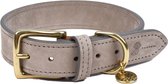 Fantail Halsband Nubu Grijs - Hondenhalsband - 40 cm