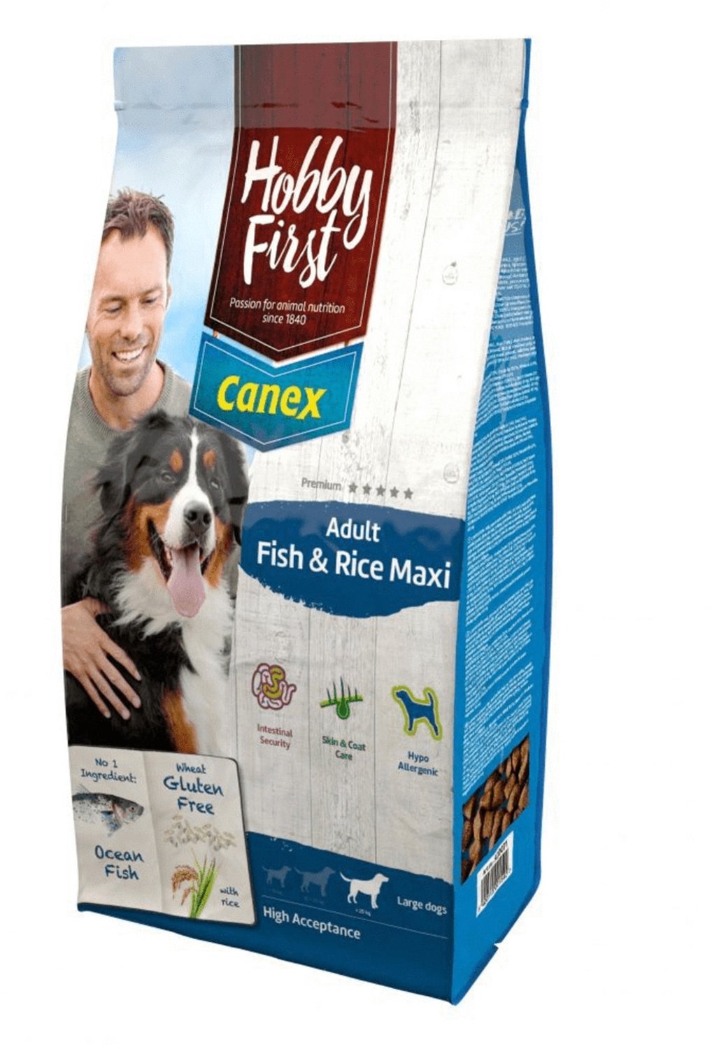 Hobbyfirst Canex Adult  F & R Maxi Bonusbag - Hondenvoer - Vis Rijst 12+3 kg
