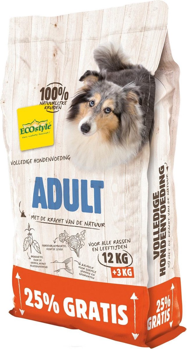 Vitastyle Adult Bonusbag Hondenvoer 15kg