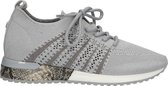 La Strada Sneaker Ltgrey/Silver Knitted Maat 42