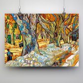 Poster Les grands arbres Saint Remy - Vincent van Gogh