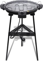 Elektrische Barbecue rond, grilloppervlak Ø 39,5cm, met onderstel, 2200W