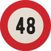 Bierviltjes 48 jaar | Bierviltjes 20 stuks | Bierviltjes verjaardag| Bierviltjes gefeliciteerd