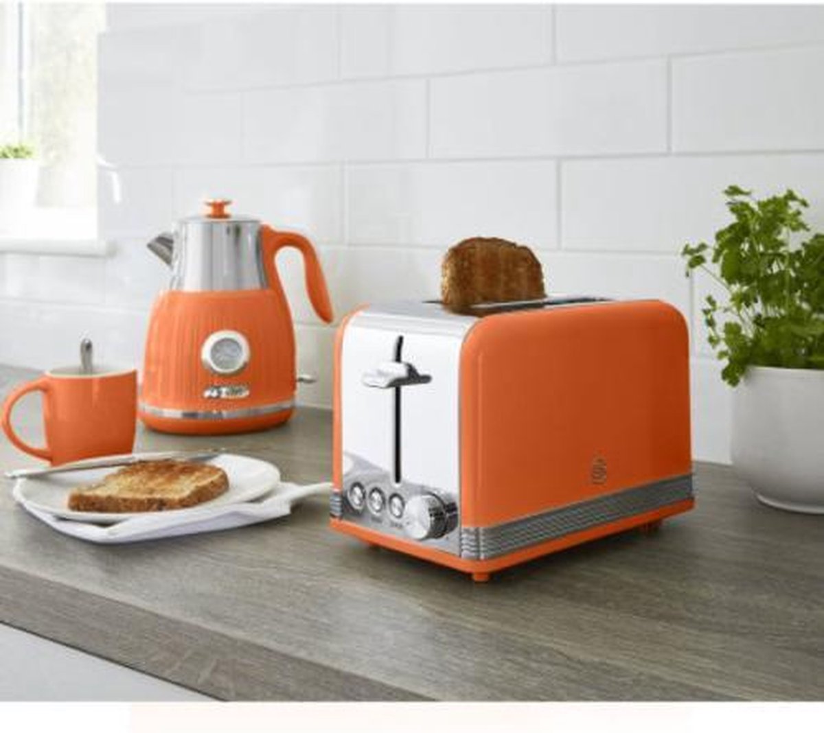 Swan Nordic Broodrooster - Groen - 900W - 2 Sneden - 6