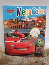 Megacolor kleurboek Disney Cars