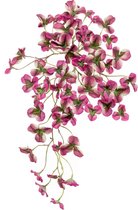 Kunst hangplant Oxalis 45 cm paars