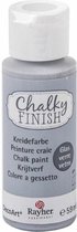 Rayher Hobby peinture Craie Verre (chalky Finish) Gris Granite 59ml