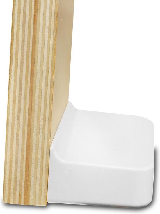Lionelo Floris - Chaise haute - bois de bouleau - réglage à 4 niveaux - jusqu'à 40kg