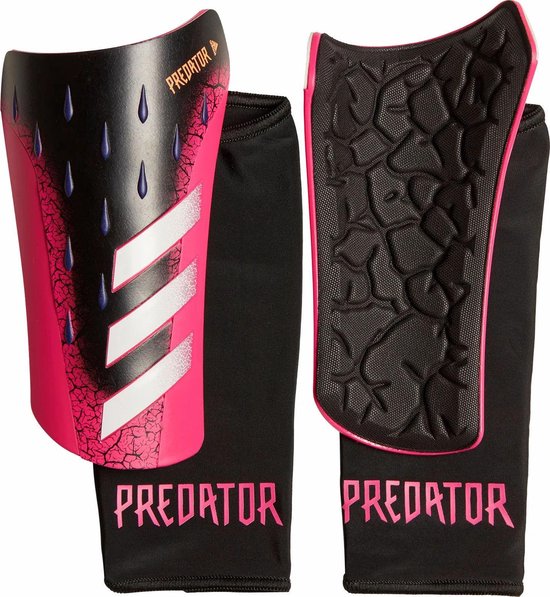 Adidas Predator League Scheenbeschermer - Zwart / Roze | Maat: M | bol.com