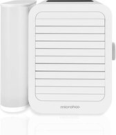 Microhoo Persoonlijke Airconditioner Mini Luchtkoeler Verdampingsbevochtiger Luchtreiniger 99-Snelheden Desktop Draagbare Elektrische ventilator