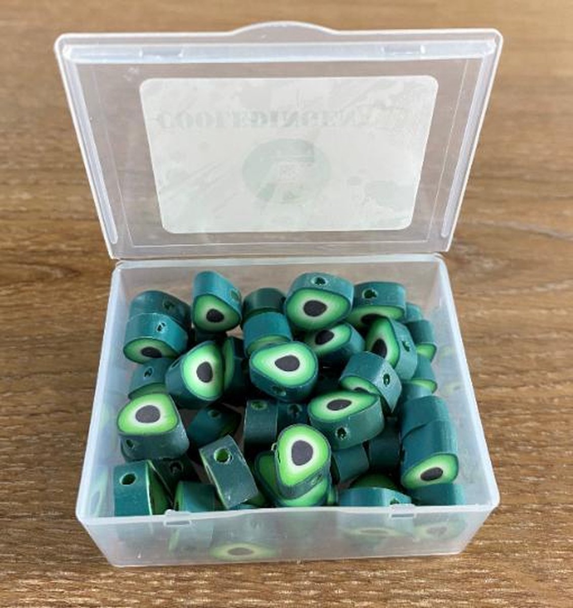 50 stuks Kralen Avocado