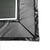Rembourrage trampoline carré Etan UltraFlat 198 x 198 cm noir