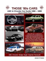 Those 80s Cars - AMC & Chrysler (Black & White)
