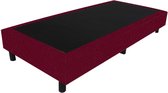 Bedworld Boxspring 90x190 - Velours - Bordeaux rood (ML59)