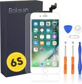 Bokman - voor iPhone 6s - Scherm LCD Touchscreen Display Montage voorpaneel - met benodigde gereedschapsset - Wit