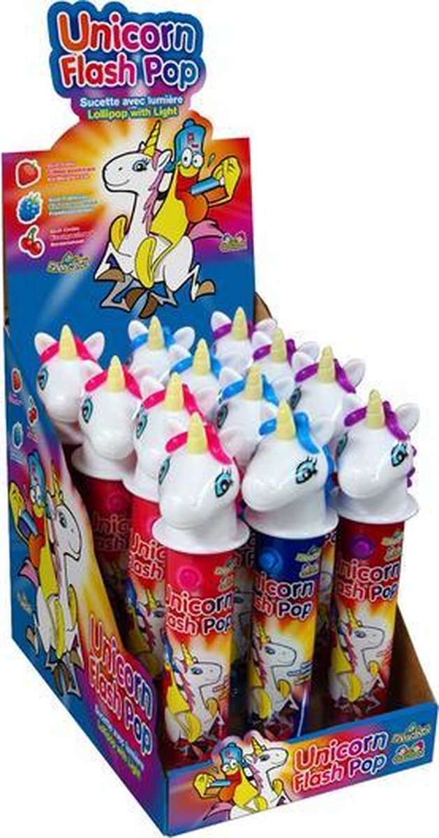 Funny Candy - Unicorn Flash Pop - 12 x 12 gram