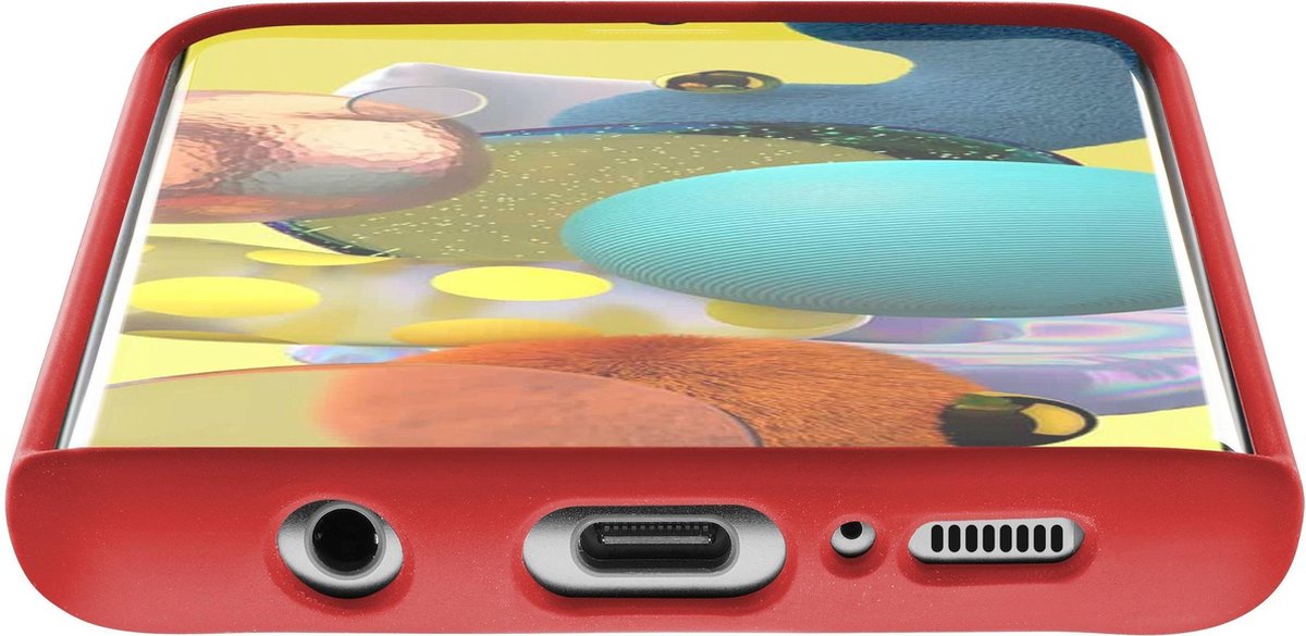 Cellularline - Samsung Galaxy A52 5G/4G/ A52S, hoesje sensation, rood