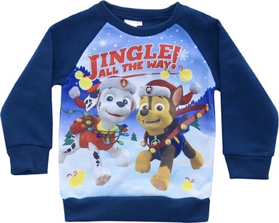 Paw Patrol Sweater donkerblauw Maat 104 110 bol