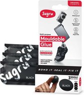 Sugru kneedbare lijm - kit, 3-pack (3 x 5 g) in de kleur zwart