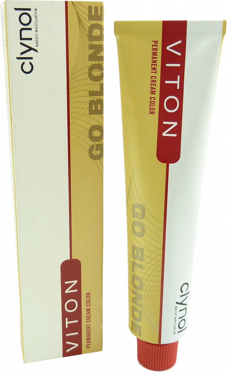 Clynol Viton Tone Shot Permanent Cream Color Go Blonde Crème haarkleur 60ml - Mandarin