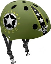 Stamp Helm Skids Control Military Junior Eps/abs Groen Maat 54-60