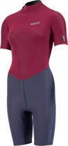 Prolimit Edge Shorty  Wetsuit - Maat L  - Vrouwen - Rood/Donkerblauw