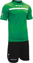 Sport tenue Givova groen/wit maat S, KITC58 ONE