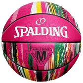 Spalding Basketbal - roze - groen - wit