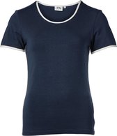 Dames shirt basic marine, km | Maat S