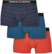 Urban Classics Boxershorts set -S- Mini Stripe 3-Pack Multicolours