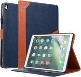 Voor iPad 10.2 / Pro 10,5 inch Business Book Style Horizontale Flip Leather Case met houder & kaartsleuven & portemonnee (blauw)