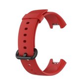 Voor Geschikt voor Xiaomi Mi Watch Lite / Redmi Watch siliconen vervangende horlogeband, maat: één maat (rood)
