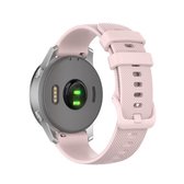 Voor Garmin siliconen smartwatch vervangende polsband, maat: 18 mm universeel (roze)